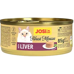 JosiCat Finest Mousse with Liver 12x85 g