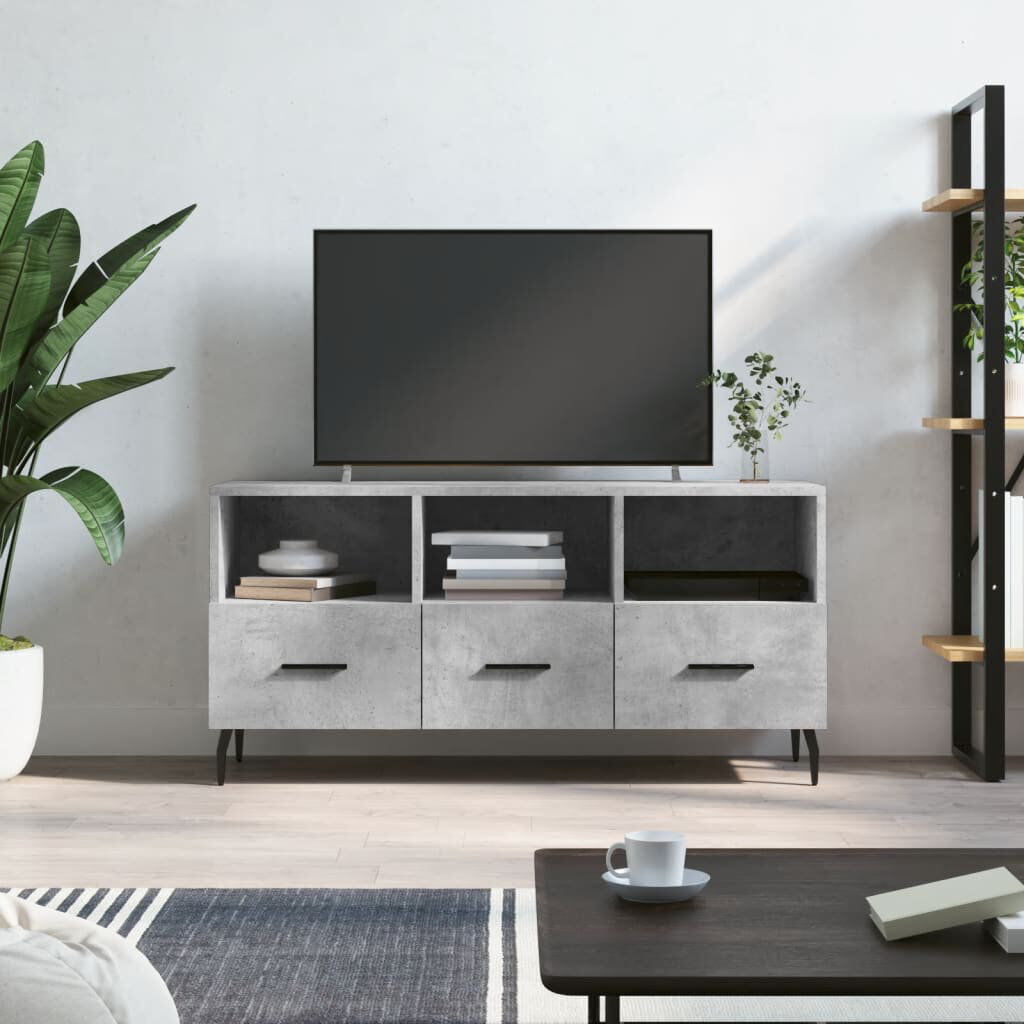 George Oliver Dutson TV Stand for TVs up to 43" Concrete Grey 43"