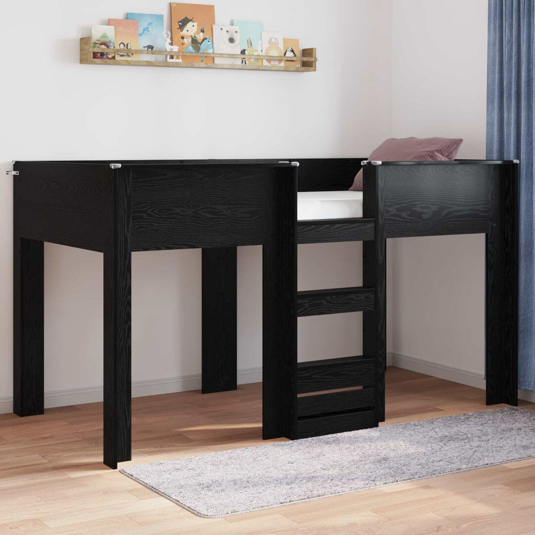 17 Stories 120 X 200cm Bulk Bed Black Oak