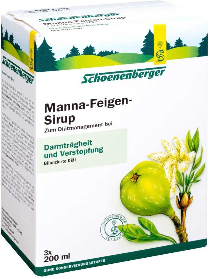 Manna Feigen Sirup Schoenenberger 3X200ml