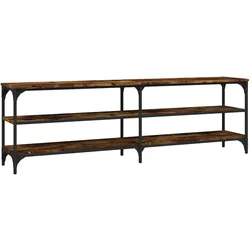 vidaXL TV-Schrank Räuchereiche 160x30x50 cm Holzwerkstoff