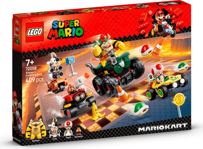 72058 Super Mario Bowsers chaotisches Rennen, Konstruktionsspielzeug