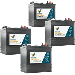 Voltrana Batterie für Scherenarbeitsbühnen 24V 4 x 6V 240Ah