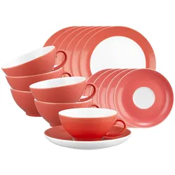 Seltmann Weiden Teeservice Liberty Pure Colors 18-tlg.