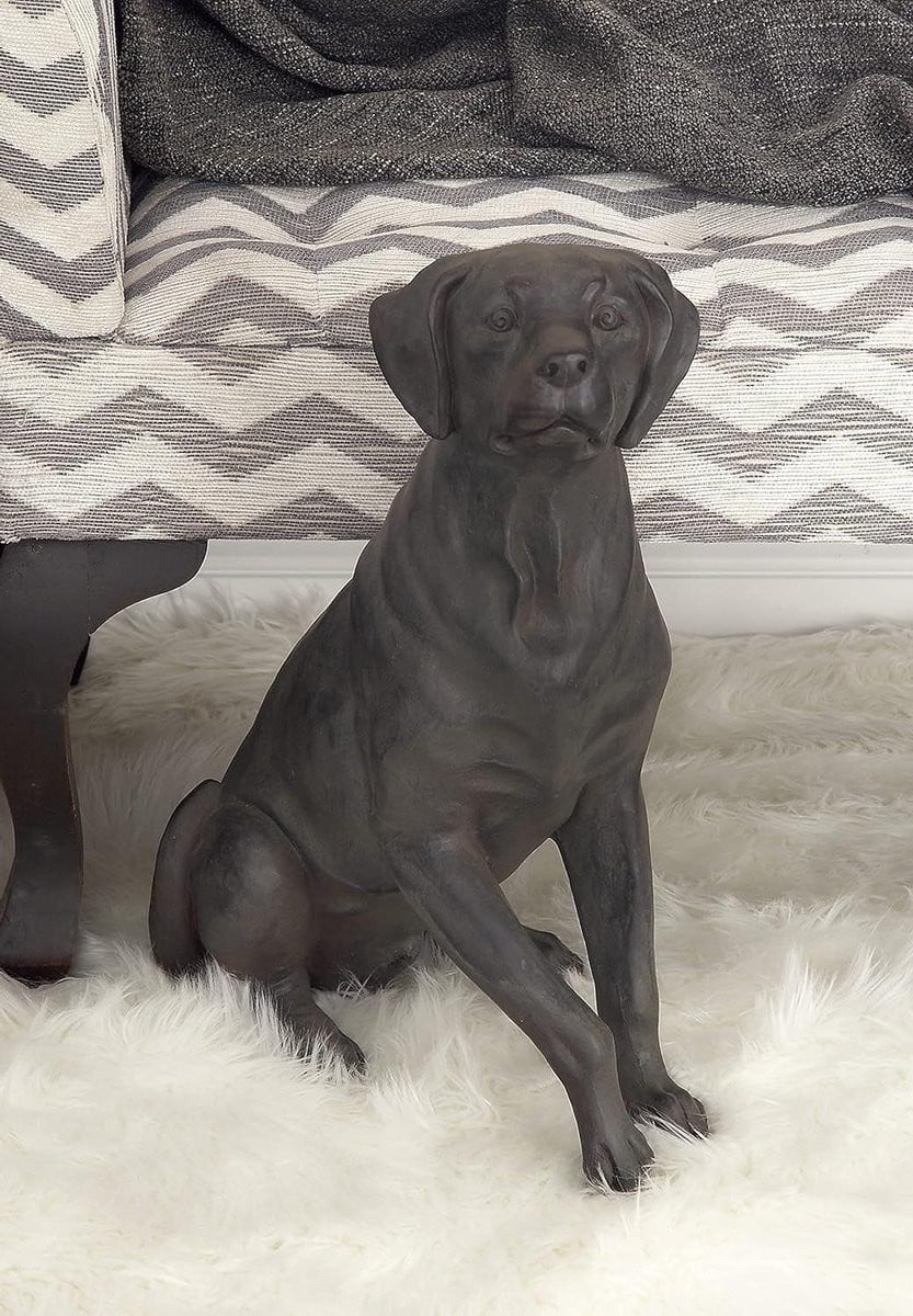 Bruin Labrador Beeld - Hond Sculptuur voor Woning Decoratie - 35 x 50 cm