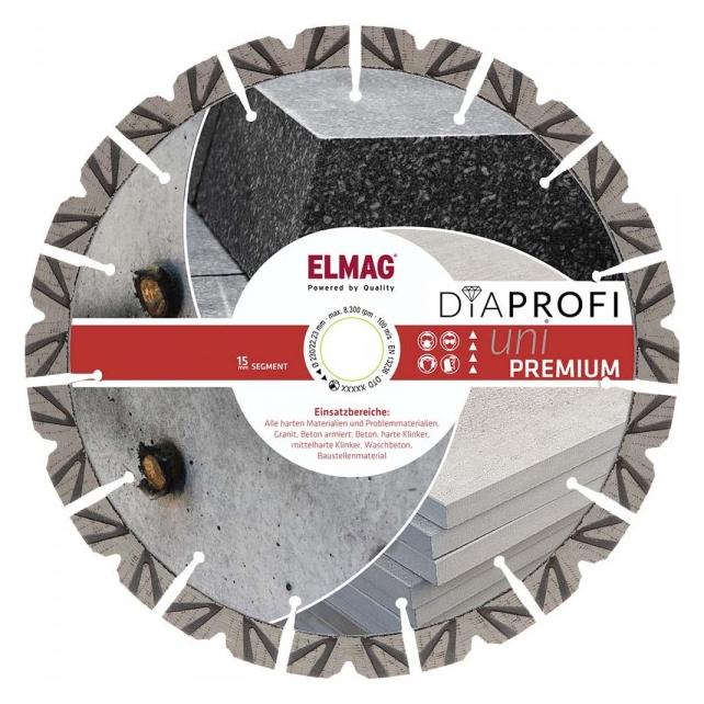 Elmag - DiaProfi-Diamantscheibe UNI-PREMIUM Ø3500mm Bohrung: 25,4mm f. Trocken- u. Nassschnitt (62252)