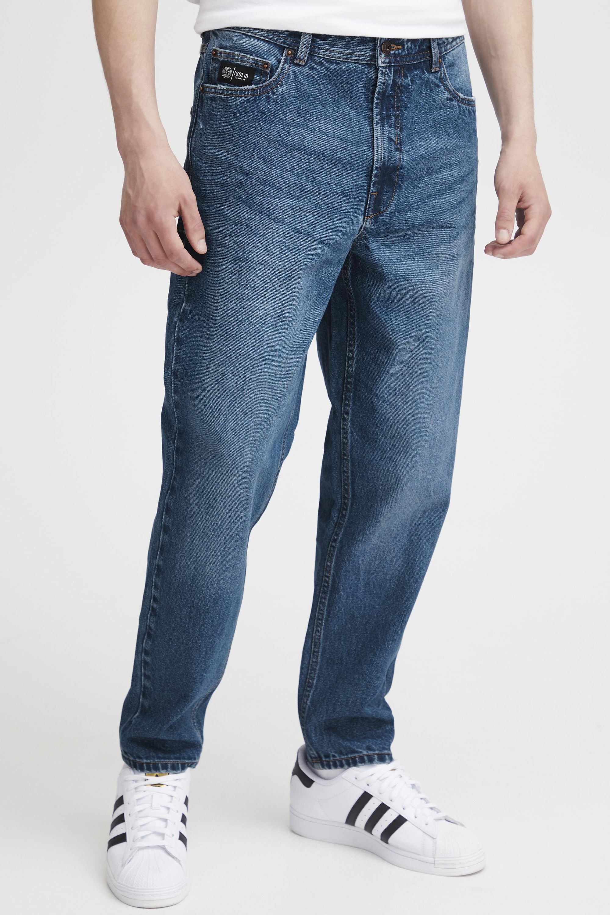 !solid Bequeme Jeans SOLID "Bequeme Jeans SDHoff", Herren, Gr. 31, Länge 34, blau (blau dnm), Obermaterial: 100% Baumwolle CO., Hosen Bequeme Jeans