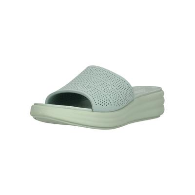 Sandale CLARKS "Drift Twist", Damen, Gr. 41, grün, Synthetik, Schuhe Sandale, für entspannte Looks
