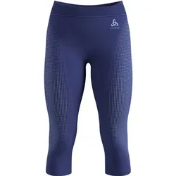 ODLO Damen Leggings "Performance Eco Warm" 3/4 Länge, Größe S in Blau Blau