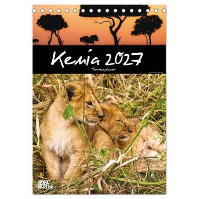 Kenia – Terminplaner (Tischkalender 2027 DIN A5 hoch), CALVENDO Monatskalender