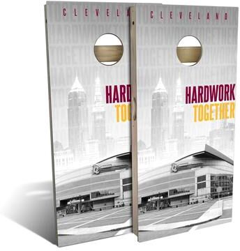 Skip's Garage Hardwork Outdoor Cornhole Board Set