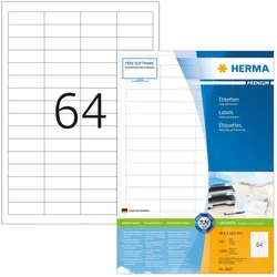 Herma, Etiketten, Etiketten