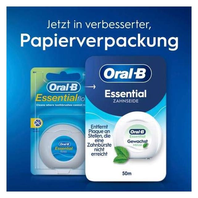 Oral-B Multipack 12x Essential Floss mint gewachst 2x 50m (046053)
