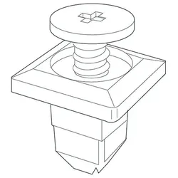 Legrand 637954 PVC Niete Legrand 637954