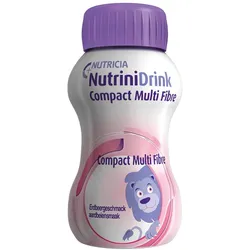 Nutrinidrink Compact Multifibre Erdbeere 4X125 ml