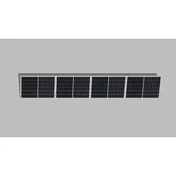 Montage Set Flachdach Süd 4 Module