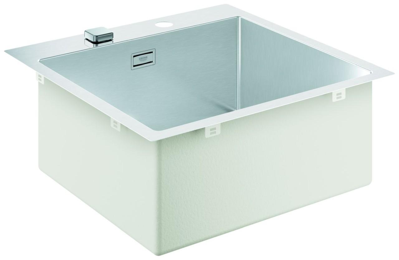 GROHE Edelstahlspüle K800 31583_1 1 Becken 518x510mm, 31583SD1 31583SD1