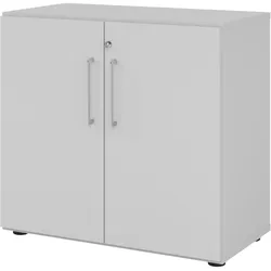Bümö, Aktenschrank, smart Aktenschrank - 2 Ordnerhöhen (80 x 42 x 75 cm)