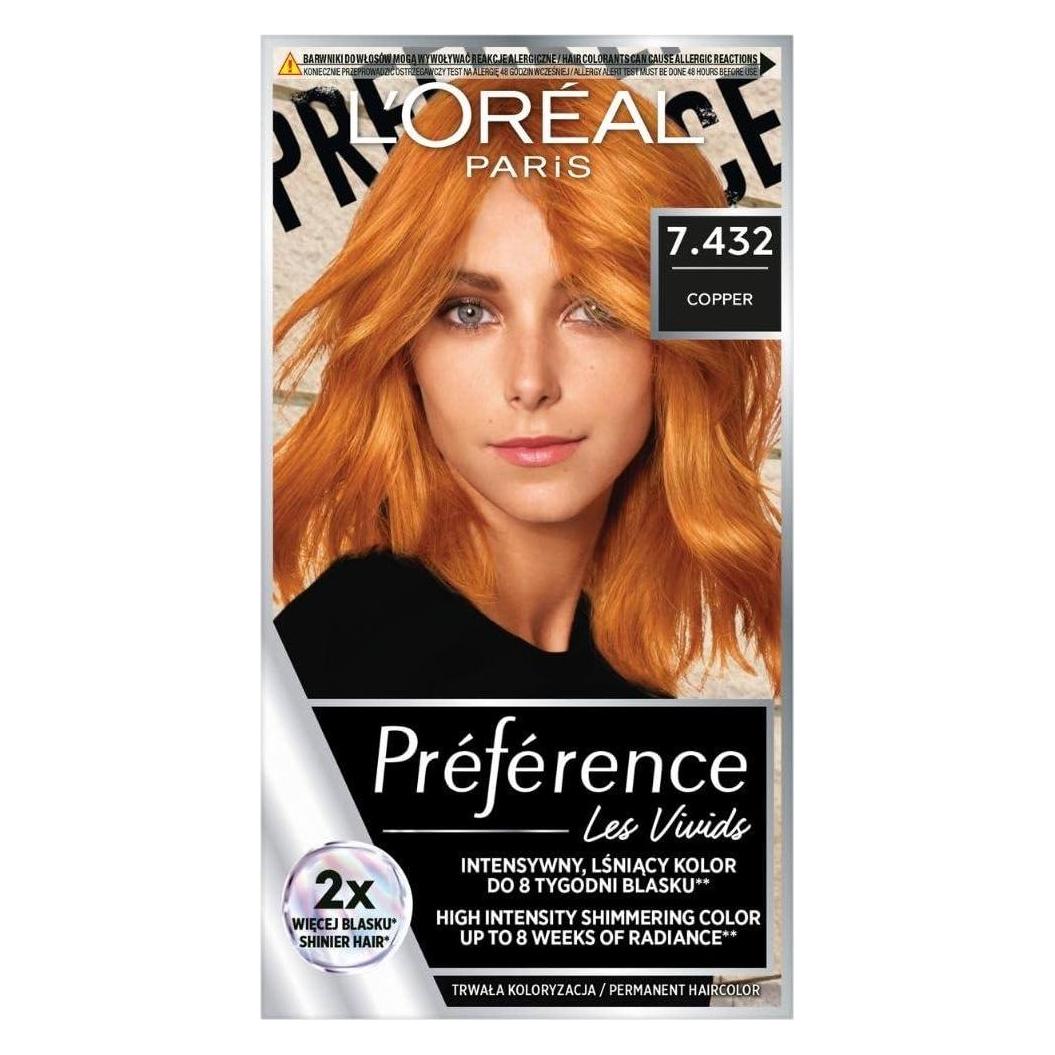 L'Oréal Paris LOR PREFERENCE VIVIDS 7.432 Copper (7.432 Kupfer) (3600524015602)