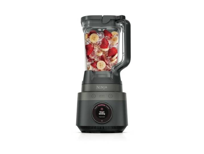 Ninja CrushBOSS intelligenter Standmixer, 1200 W, SmartMenu, SmoothSense, XL Becher (2,1 l), zerkleinert Eis und gefrorene Zutaten, für cremige Smoothies, Onyx, LB201EUBK