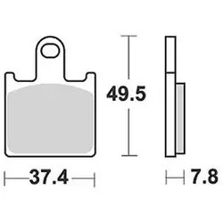 TRW Bremsbelag MCB 789 mit Zulassung