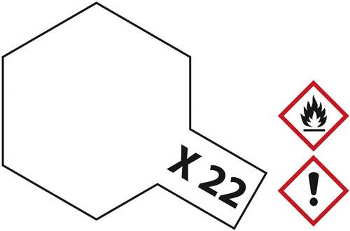 Tamiya Acrylfarbe Klar (glänzend) X-22 Glasbehälter 23ml