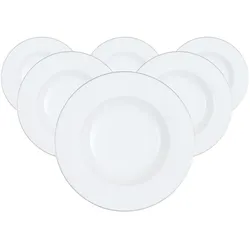 Villeroy & Boch Anmut Platinum No.1 Suppenteller, Teller, Weiss