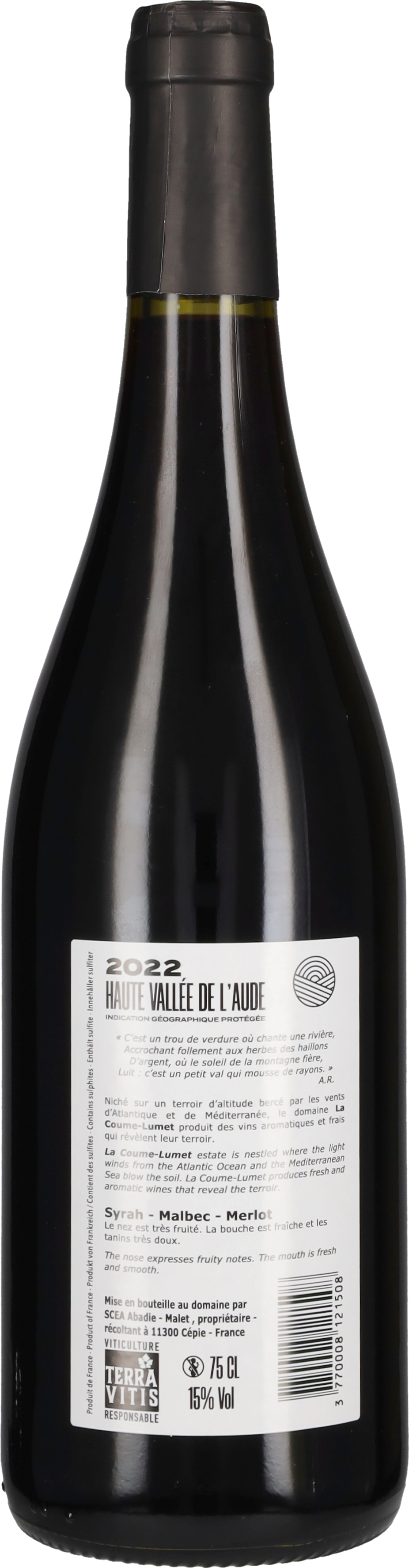 Le Maset de Lumet' Domaine La Coume-Lumet 2022