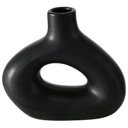 Dekovase Metty II in Schwarz