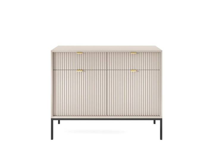 Kommode – NOVA – Kaschmir mit eleganter Rillenfront