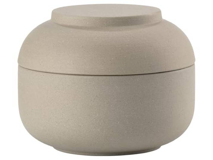 Zone Denmark Sensu Pot avec couvercle Dia 10 x 7\,5 cm Taupe