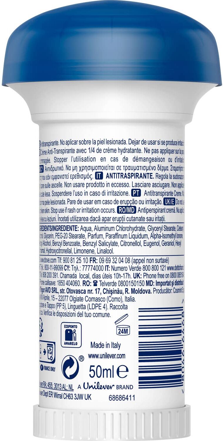 MAGRI XS Dove Desodorante En Crema Seta 50ml