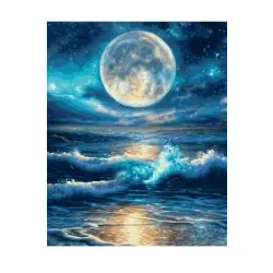 Magie des Mondes 40 x 50 cm – Malen nach Zahlen