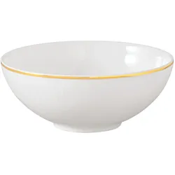 Villeroy & Boch Na, Schüssel + Schale, Gold, Weiss
