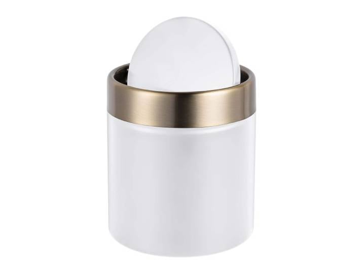 Relaxdays Mini poubelle de table 1,5 L