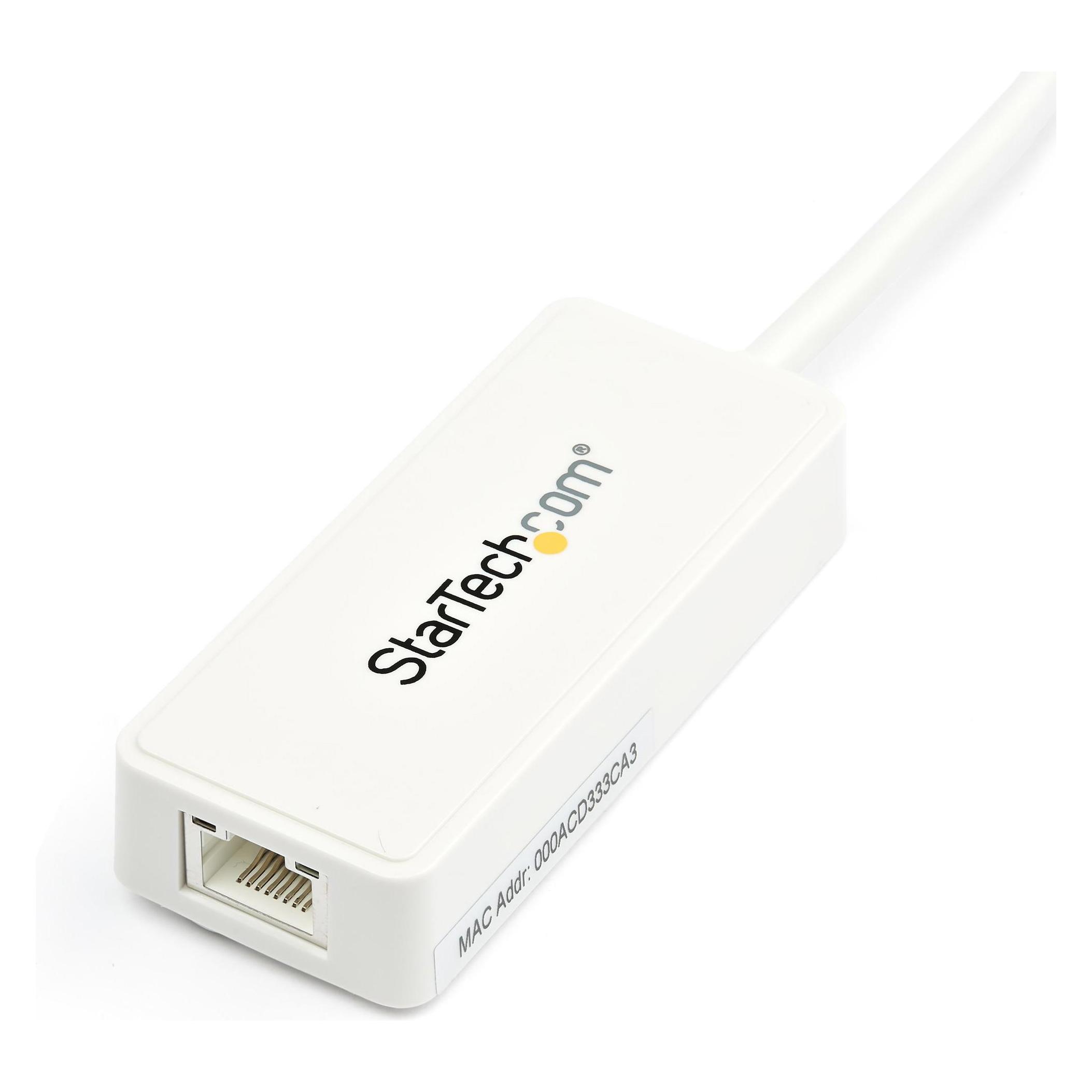 StarTech GIGABIT USB 3.0 NIC - WHITE (USB, USB 3.0, RJ45 (1x)) (USB31000SPTW)