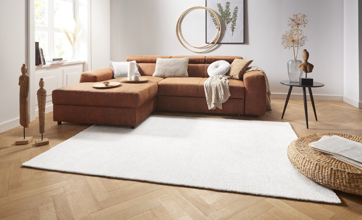 Mint Rugs Modern Rechthoekig Vloerkleed - Plain - Polyester - Mint