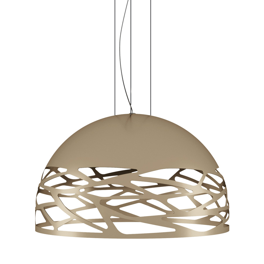 Lodes Pendelleuchte KELLY DOME 60cm champagner 14127 4500 8057501001984