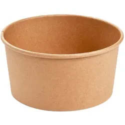 50 Salatschalen Snackschalen PAP/PE kraft Ø150mm 1000ml