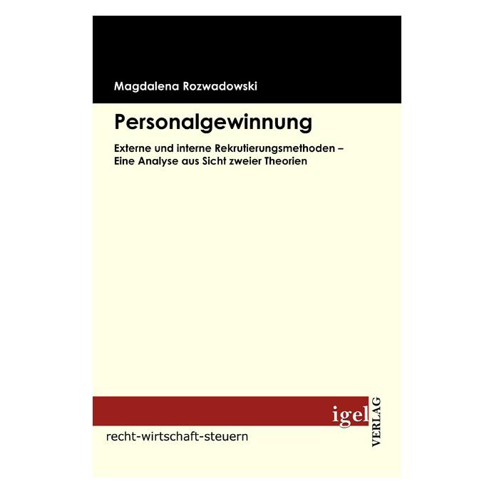 Igel Records Personalgewinnung (Deutsch, Softcover, Magdalena Rozwadowski) (55198336)