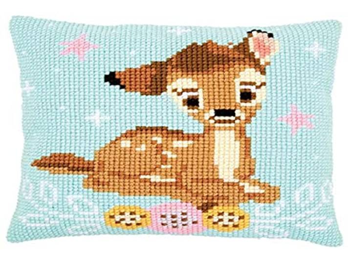 Vervaco PN-0172098 kruissteekkussen Disney Bambi kruissteekset, katoen, meerkleurig, 40 x 40 cm / 16 x 16