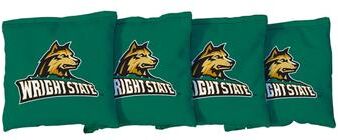 Skip's Garage Wright State University Raiders Green Cornhole Bags