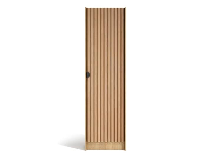 Meuble à chaussures mélamine chêne porte imprimée chêne 190x50x24cm