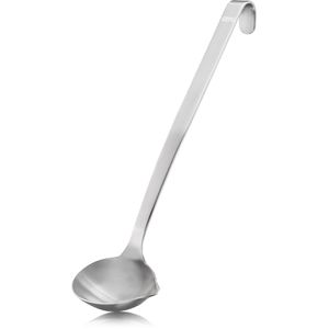 Gefu Soßenlöffel Baseline, 29102, Edelstahl, 31,6 cm, spülmaschinengeeignet, silber