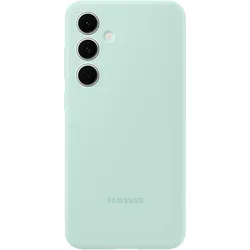 Samsung Silicone Case (Samsung Galaxy S24 FE), Smartphone Hülle, Grün