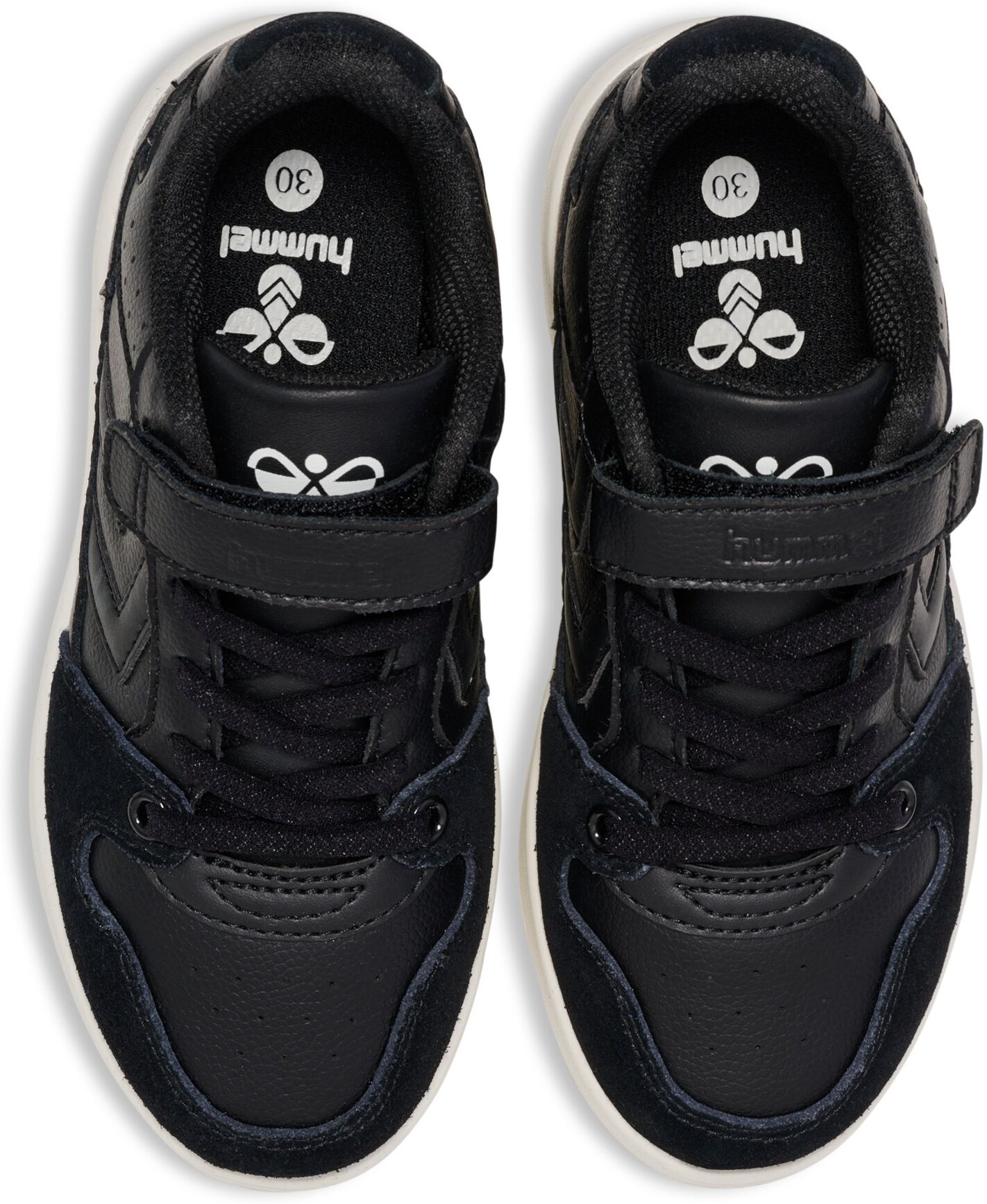 Sneaker HUMMEL "ST. POWER PLAY FS JR", Jungen, Gr. 26, schwarz, Synthetik, Schuhe Sneaker schwarz 26