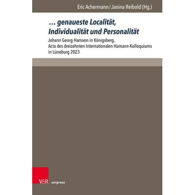 … genaueste Localität, Individualität und Personalität, Gebundene Ausgabe von , V&R Unipress, 978-3-8471-1795-7