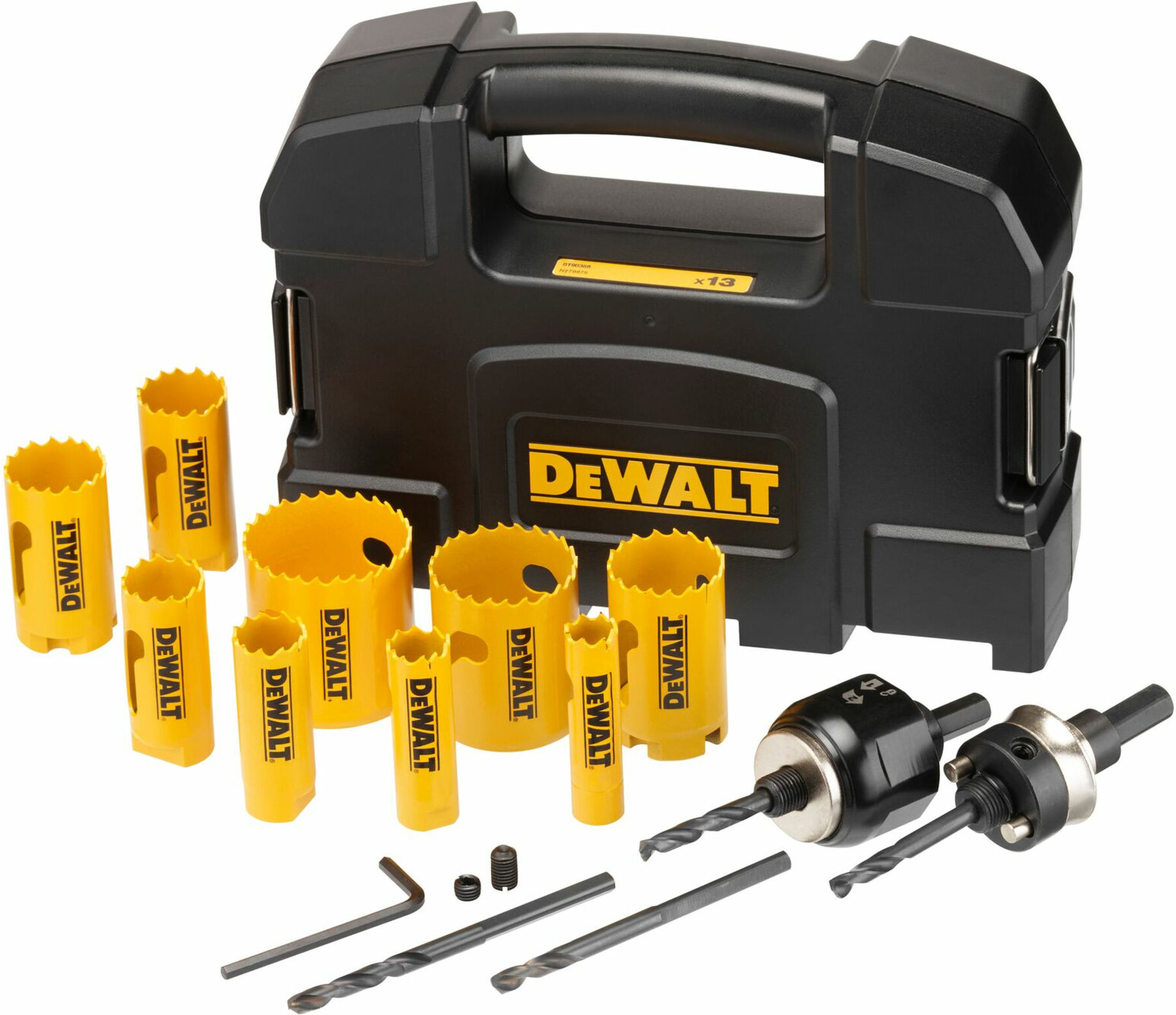 DEWALT Lochsägen-Set BIM Elektriker, 11-tlg. (DT90356-QZ)