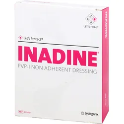 Inadine Salbengaze mit Pvp Iod 9.5 x 9.5 cm 25 ST