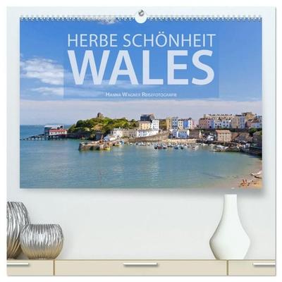 Herbe Schönheit Wales (hochwertiger Premium Wandkalender 2027 DIN A2 quer), Kunstdruck in Hochglanz